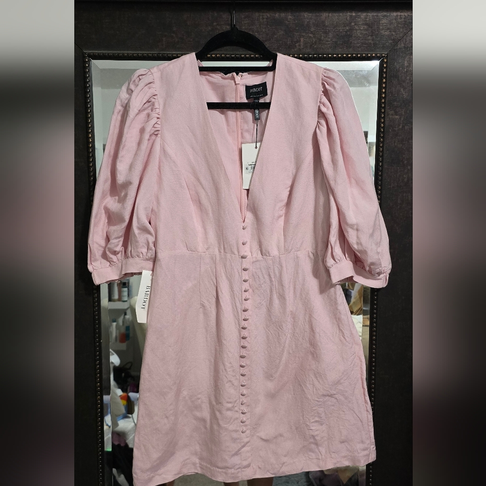 Bardot Pink Mini Dress